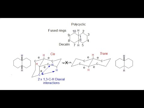 Conformation: Cis and Trans Fused Rings