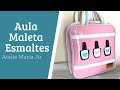 Aula Maleta para  Esmaltes - Linda e fácil de fazer!!!