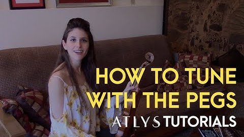 How to Tune your Violin with the Pegs - ATLYS Tutorials
