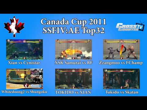 Canada Cup 2011 Top 32 Street Fighter IV:AE Playlist B