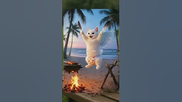 She threw his child into the sea #aicat #brainrot #catvideos #cat #pets #viral