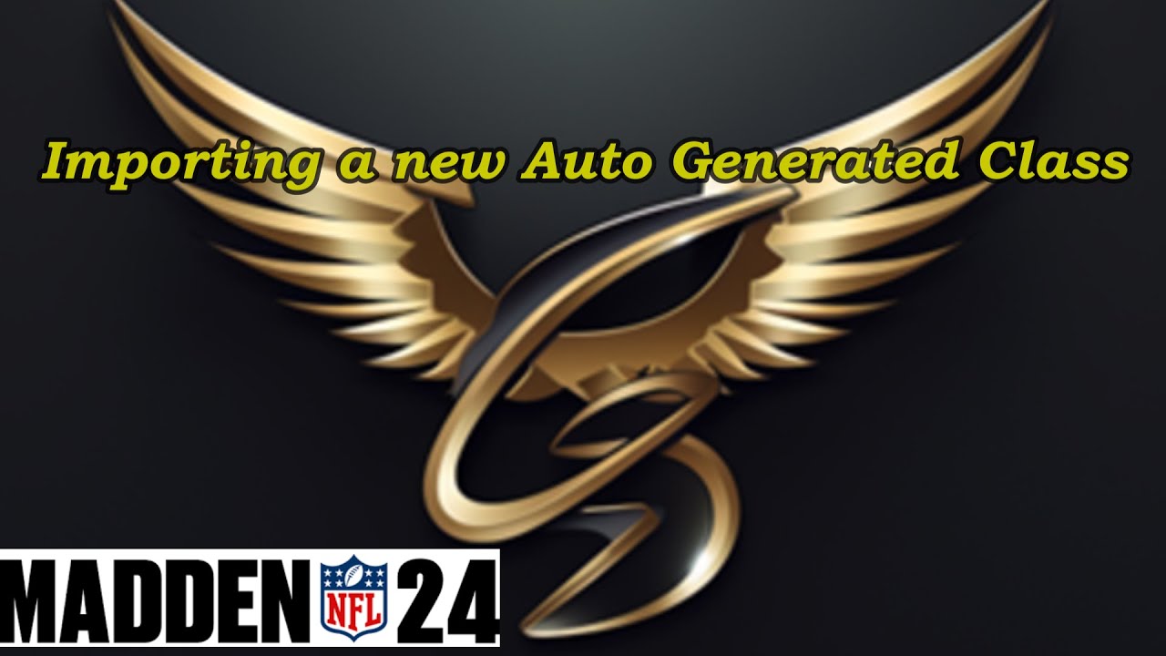 How to import a new autogenerated class to existing | Madden24 franchise