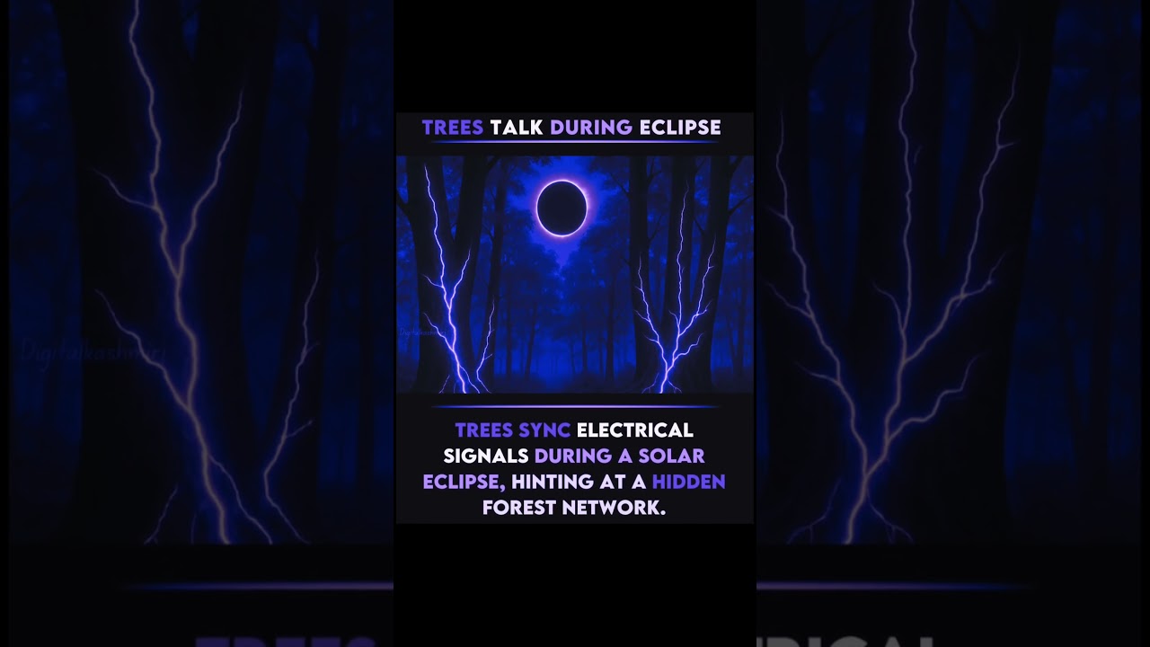 Trees “Talk” During Solar Eclipse – A Hidden Forest Network Revealed!