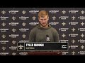 Tyler Shough | Saints-Falcons Postgame | 2025 NFL Week 18