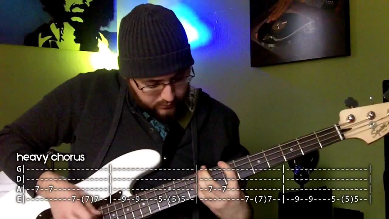 "Machinehead" Bush Bass w/ Tabs (HD Cover) YouTube
