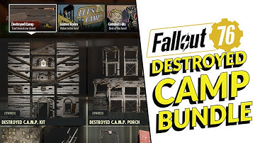 Destroyed Camp Bundle A.T.O.M. Shop Review Fallout 76