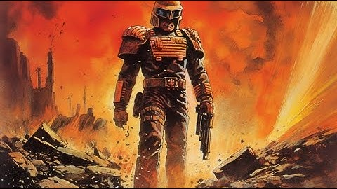 Judge Dredd 2000 AD (AI Gen)