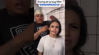Insect filter prank. #funny #fyp #tiktok #usaus #funnyvideos