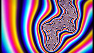 1-hour Hypnotic Fractal Wave Tunnel - Infinite Loop, Psychedelic, Neon Spectrum, Visualizer