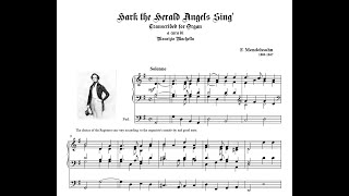 Felix Mendelssohn - Hark the herald angels sing - Organ transcription