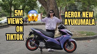 AEROX BALI WARNA BUNGLON MENANG KONTEN CINEMATIC OWNER AYUKUMALA - #Review Eps 58