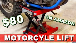 1,100 LB Motorcycle Lift From Amazon - And a Quick Update On My DR650 Project by High Desert Hills 1,085 views 1 year ago 7 minutes, 24 seconds