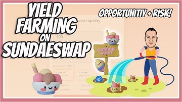Sundaeswap Yield Farming and Basics of Providing Liquidity!