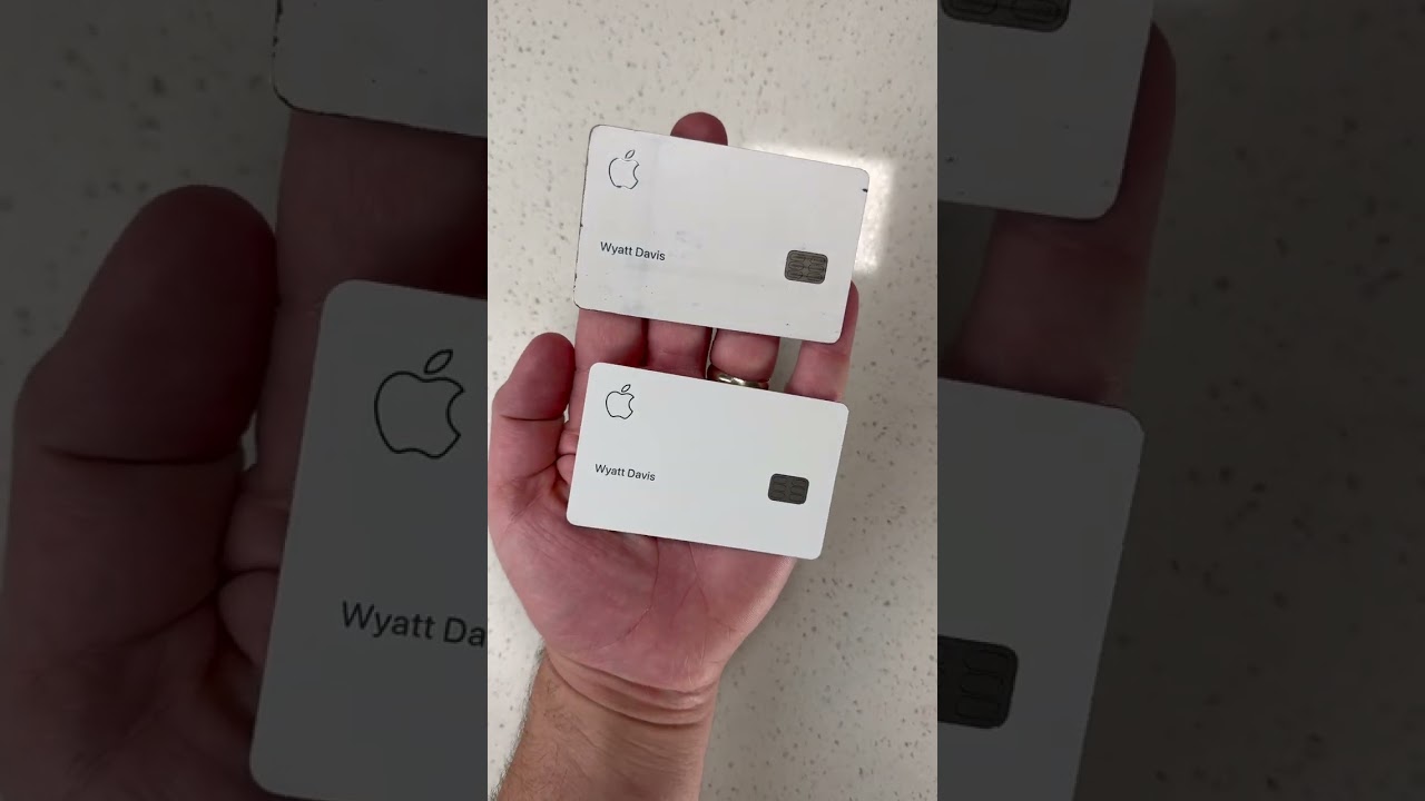 USED vs NEW Titanium Apple Card!