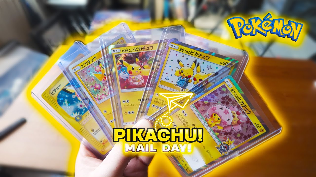 LOVING these Pikachu Promo Pokémon Cards!