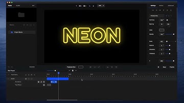 Simple Neon Text Effect | CreateStudio Tutorials