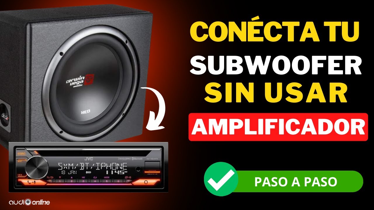 Convertidor De Audios Rem Subwoofer Salidas De Nivel Bajo