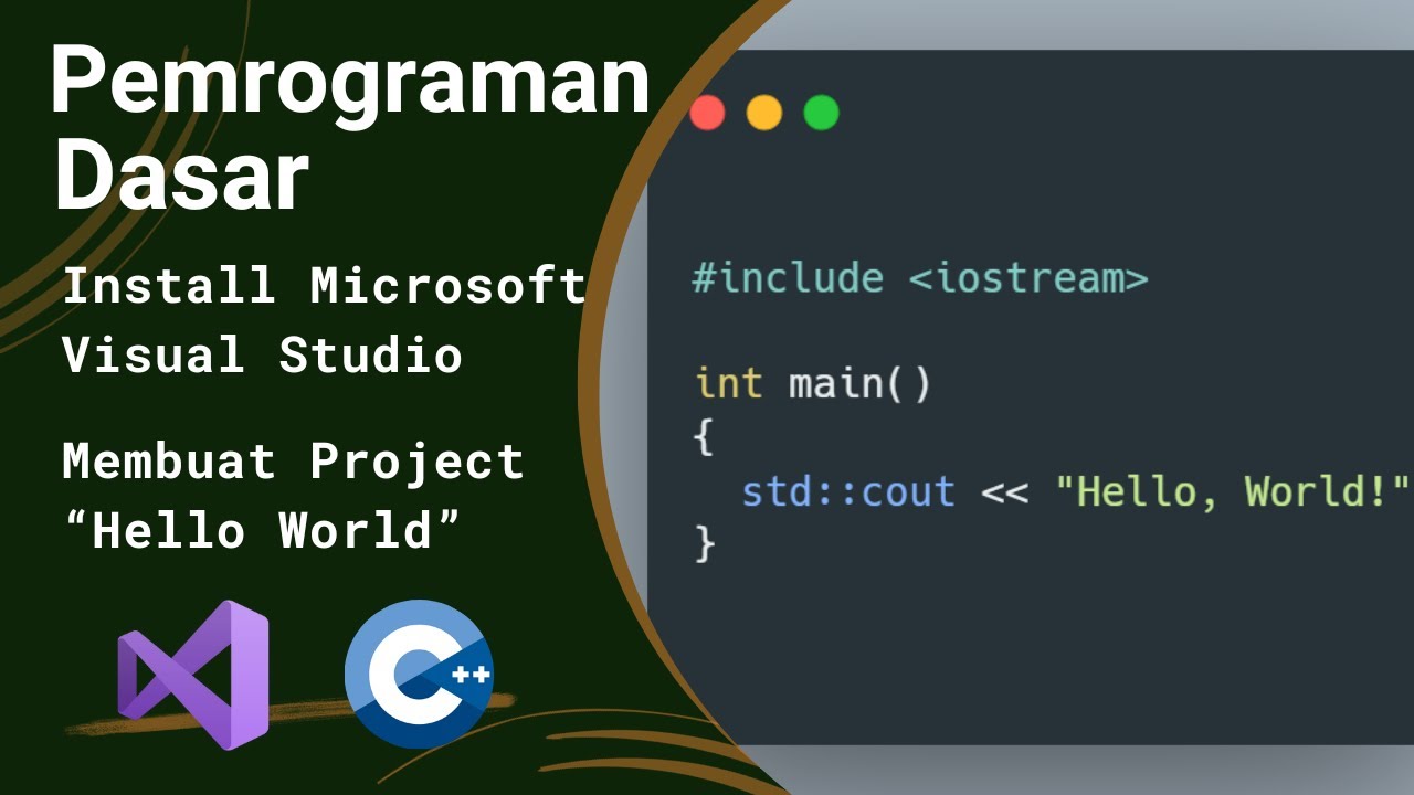 Install Visual Studio 2022 dan Membuat Project C++ Console -