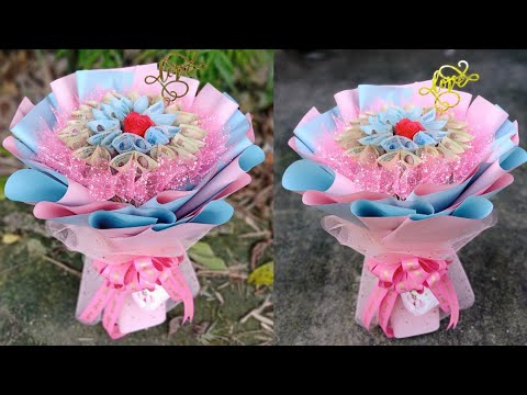 shop hoa 2022 New Cách Làm Bó Hoa Bằng Tiền Đơn Giản | Shop Hoa Thao