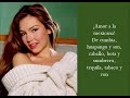 Amor A La Mexicana - Thalia - (Lyrics)