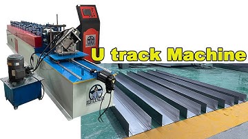 6 size in 1 U channel roll forming machine | U track machine | Stud and track roll forming machine