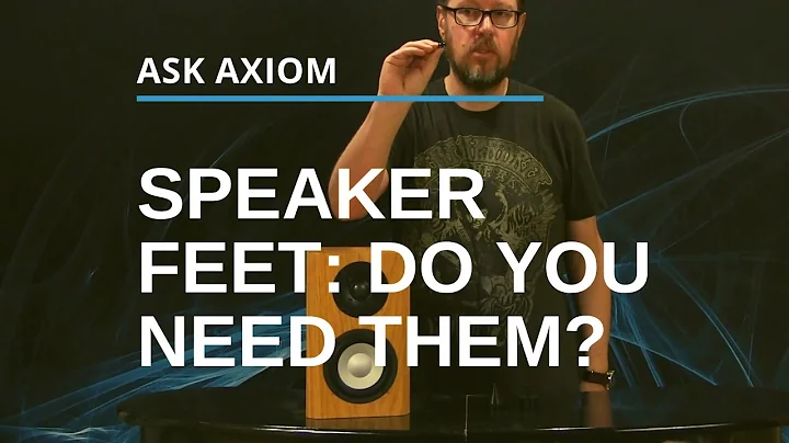 Speaker Feet:  Should I Use Speaker Spikes or Rubber Feet?