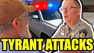 INSANE COP GOES CRAZY & ATTACKS - TYRANT EGO FAIL