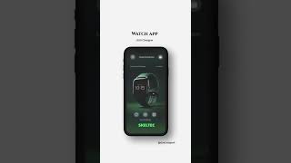Smartwatch App UI/UX Design | Minimal &amp; Modern User Experience Case Study ⌚✨#uiux  #appdesign