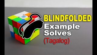 TAGALOG Rubik's Cube Example Solves (Old Pochmann Method)