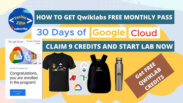 How to claim monthly pass for 30 days of Google Cloud | How to get free qwiklab credits/monthly pass