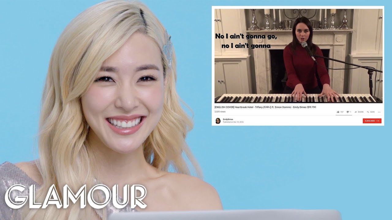 Tiffany Young Watches Fan Covers on YouTube | Glamour