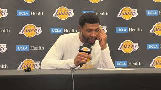 Marcus Smart Discusses How He Felt Physically, Hot Shooting In Lakers Loss To Spurs 