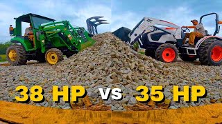 John Deere VS Bobcat - Real World Tractor Comparison