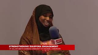 Vice President Jallow Meets Gambian Community In Cameroon