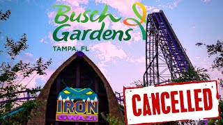 Iron Gwazi Will NEVER OPEN | Busch Gardens messed up