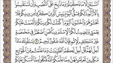 سورة المائدة الصفحة 107 من القرآن للشيخ ياسر