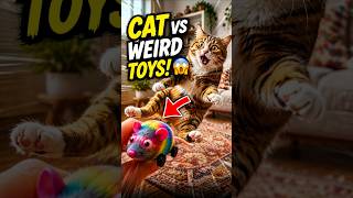 This Toy Mouse Broke My Cat's Brain! 😂 #FunnyCat #CatReaction #PetFails #ViralShorts #FunnyAnimals