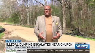 Illegal dumping escalates near church, angering Jackson residents