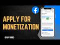 How To Apply Monetization To Facebook Page