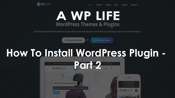 How to Install WordPress plugin - Part 2