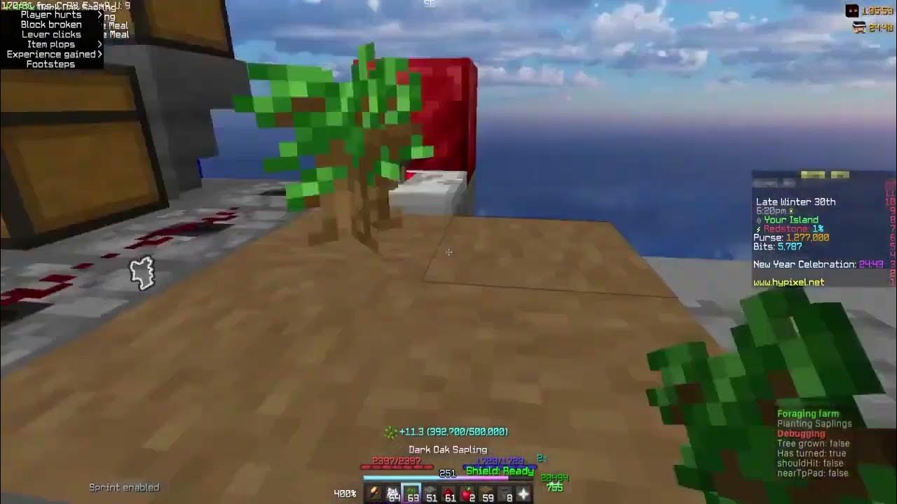 Pizza client foraging macro hypixel skyblock youtube