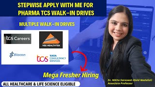 TCS Walk-In Drive for Pharma & Life Science | Big Hiring in Pharmacovigilance & Medical Coding !
