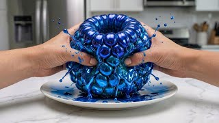 Giant Fruit Ball Explosion 😱  Satisfying Crushing ASMR 🍓