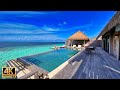 モルディブ 癒しギターBGM 4K @ ウォルドーフ・アストリア・ヒルトン｜Maldives healing Guitar BGM at Waldorf Astoria Hilton