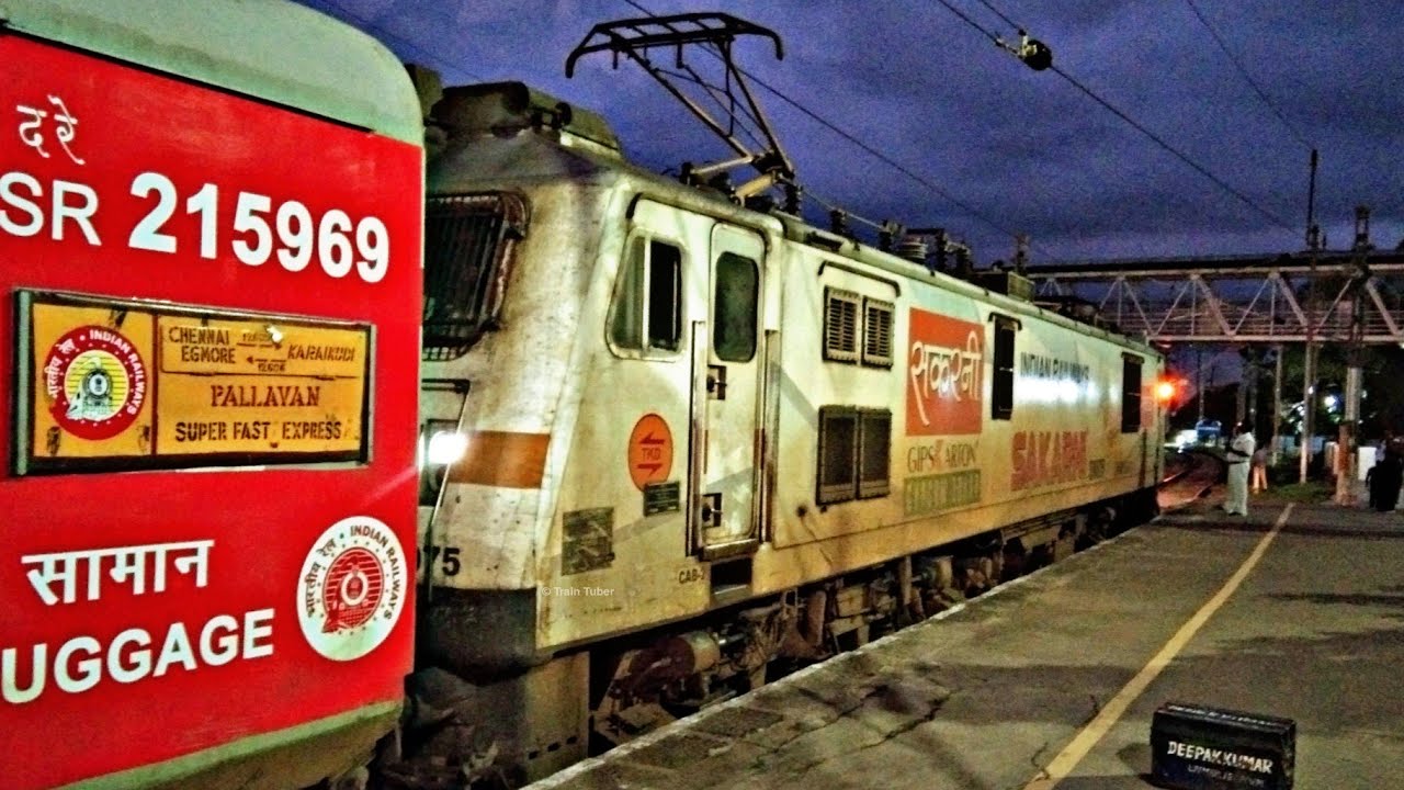 Cholan Express is back With Diesel Loco Departing From Chengalpattu ...