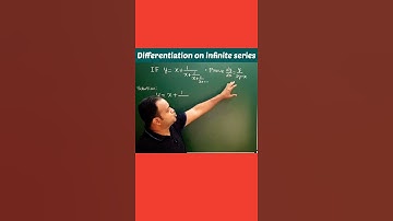 DIFFERENTIATION ON INFINITE SERIES|| class 11math||class 12 math.