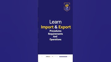 Import And Export
