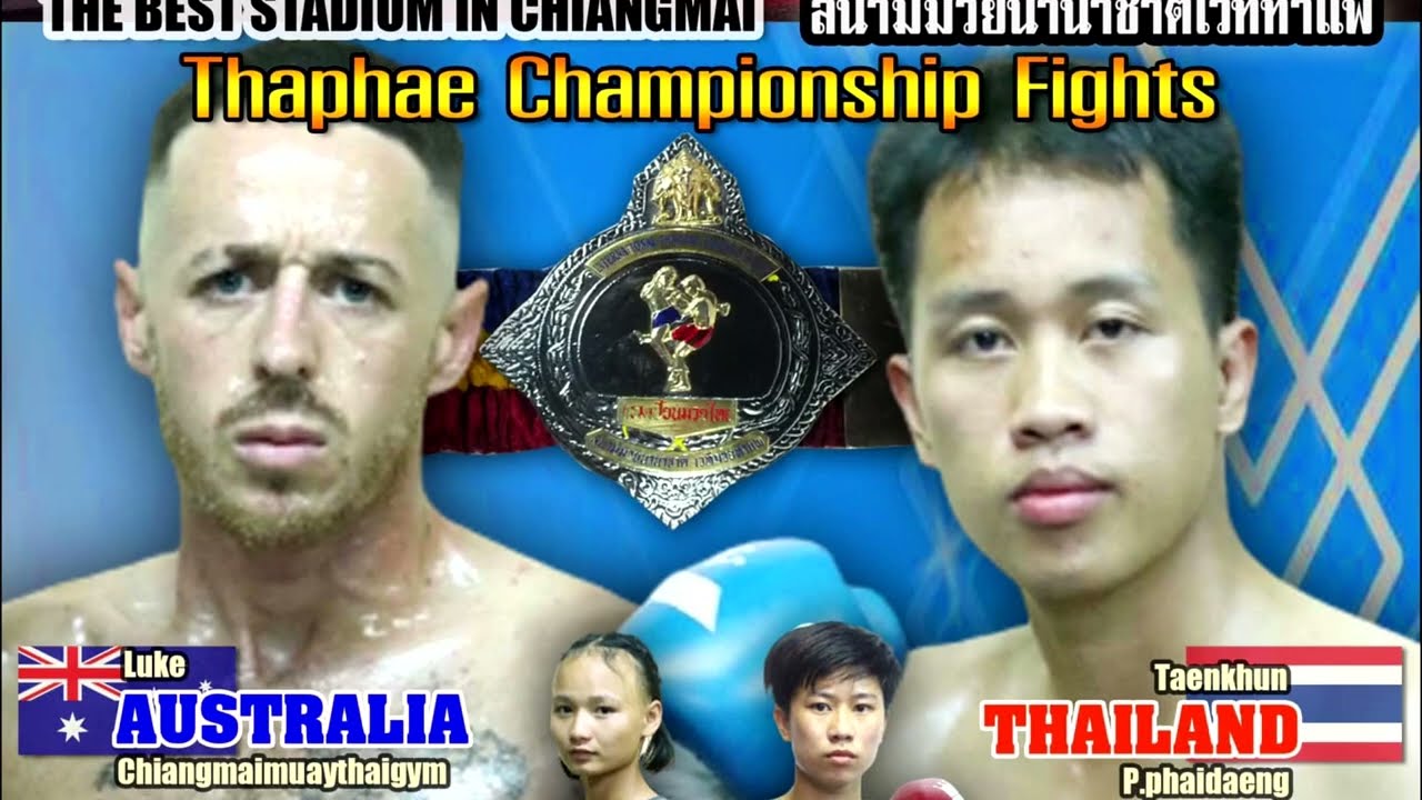 LUKE ZAC WILLIS Championship Muaythai fight April 26th 2023 , Thapare Stadium Chiangmai Thailand