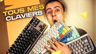 Je vous présente ma Collection de Claviers !! (Ils sont trop beaux)