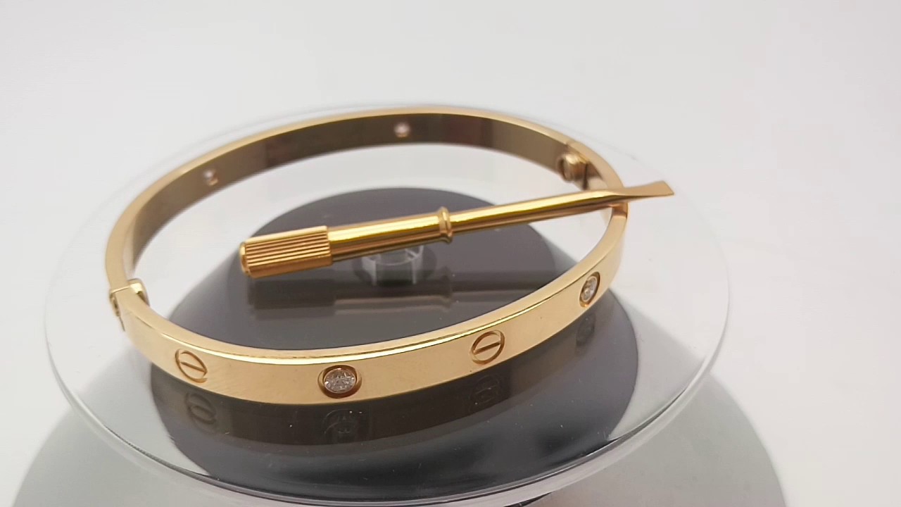 is the cartier screwdriver real gold